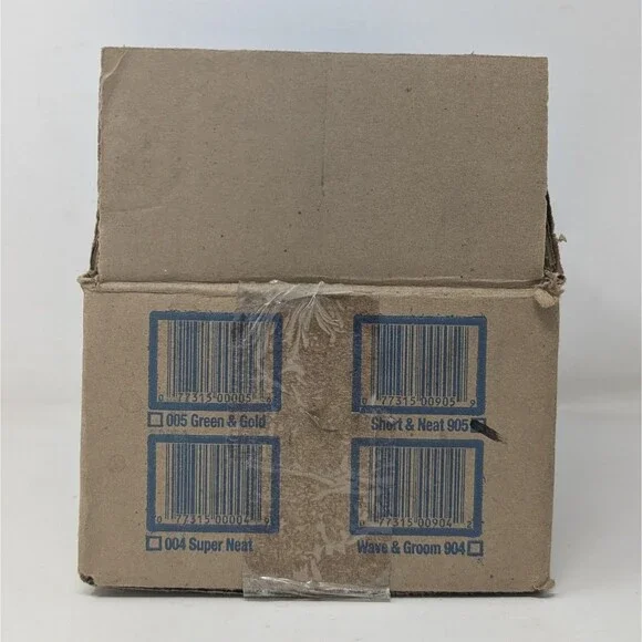 Lot Of 7 Dax Pomade Short and Neat Light Hair Dress 3.5 oz With Box VTG 1984 NOS Bath